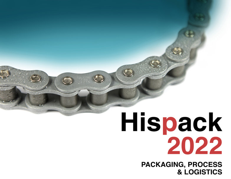 Long life roller chains on display at Hispack 2022